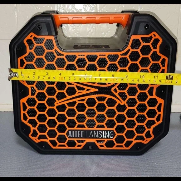 Altec Lansing Rugged Wireless Speaker - Black and Orange - Picture 9 of 10